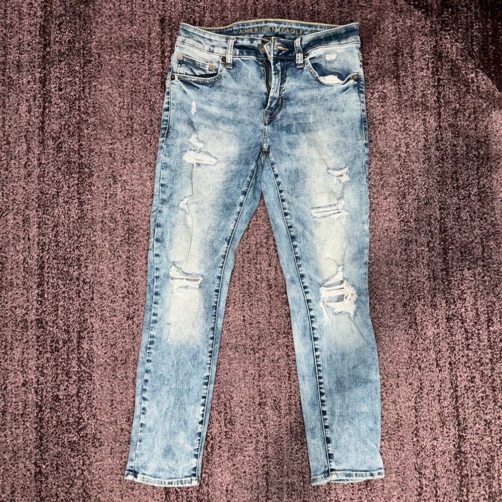 American Eagle Ripped Skinny Jeans